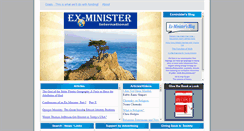 Desktop Screenshot of exminister.org